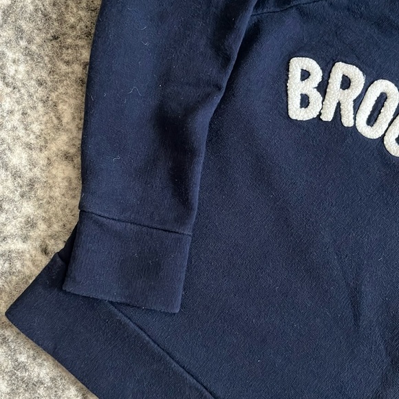 J.Crew Crewcuts Kids' Navy “Brooklyn” Sweatshirt - Picture 5 of 6